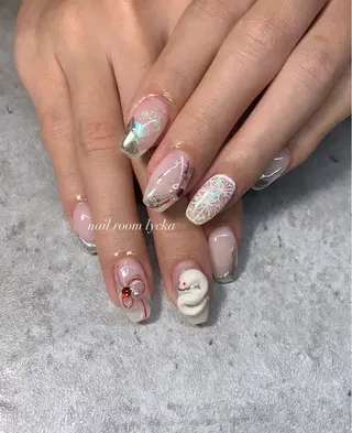 ネイル ネイルルームリッカ 𝐦𝐚𝐲𝐮のネイルデザイン