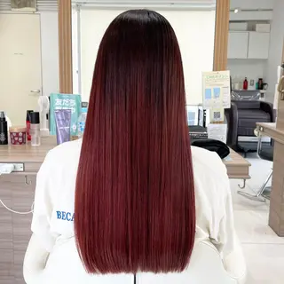 ロング カラー 藤原 亜美🤍のヘアスタイル