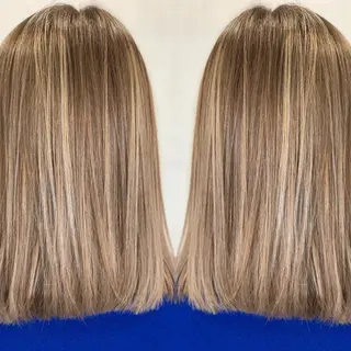 ミディアム カラー LUXBE LUCEのヘアスタイル
