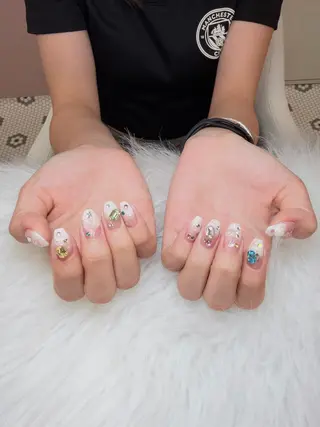 ネイル ANH ゴテゴテネイルのネイルデザイン
