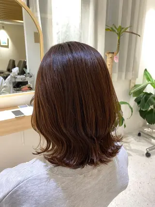ミディアム soil ミヤタケのヘアスタイル