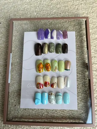 ショート カラー キッズ 2DY NAIL SALONのネイルデザイン