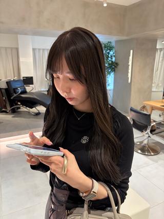 ロング カラー 🪞透け感&韓国ヘア 🪞honokaのヘアスタイル