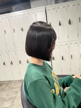 ミディアム カラー ベージュカラー💖 やすひろのヘアスタイル