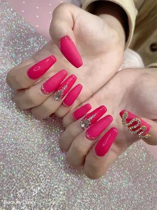 ロング ネイル 《LB》ラブリエ Nail&eyeのマツエク・マツパデザイン