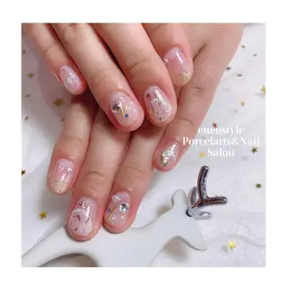 ショート ネイル 🐾enen style 🐾のネイルデザイン