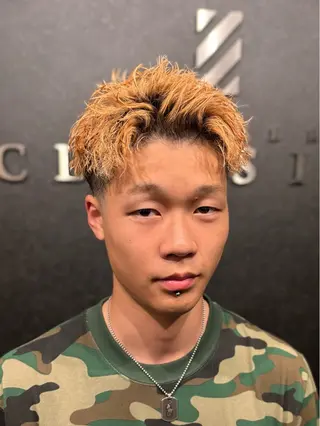 ショート パーマ メンズ メンズ特化 星野裕人のヘアスタイル