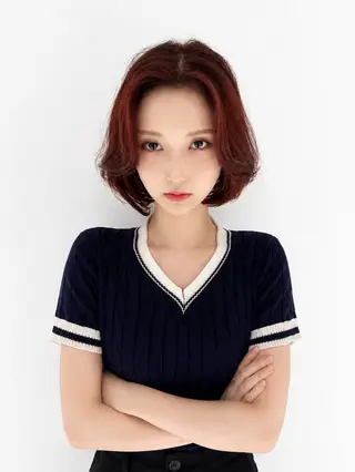 ミディアム 銀座/似合わせカット /髪質改善/油谷樹️のヘアスタイル