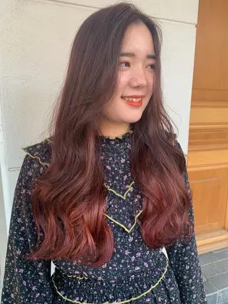 ロング カラー m ā l o.🌷 サカモトマイコのヘアスタイル