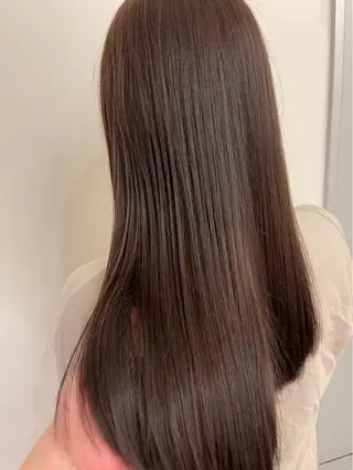 ロング コテ巻き風パーマ サトウタケル 表参道のヘアスタイル