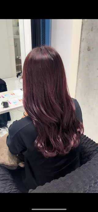 ロング カラー RENA/パーソナル カラー/ブリーチなしのヘアスタイル