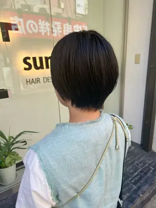 ショート カラー 「sumi」 AMIのヘアスタイル
