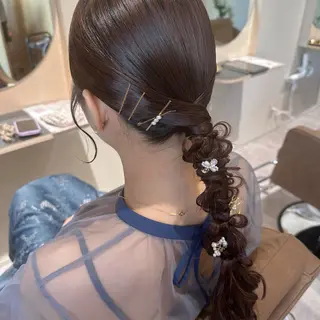 ロング ヘアアレンジ 高橋 那美のヘアスタイル