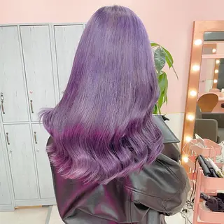 ロング カラー ハイトーン特化🎀 LEONのヘアスタイル