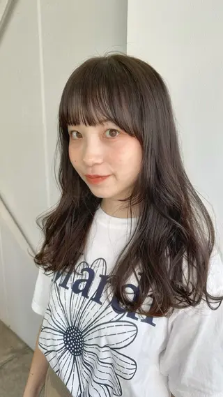 ロング カラー 福島kico ナカウチのヘアスタイル