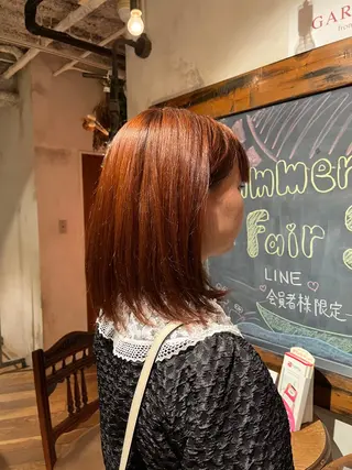 ミディアム カラー 韓国好き🇰🇷 美容師MIKUのヘアスタイル