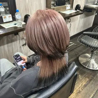 セミロング カラー メンズ 👾坂田 天音👾のヘアスタイル