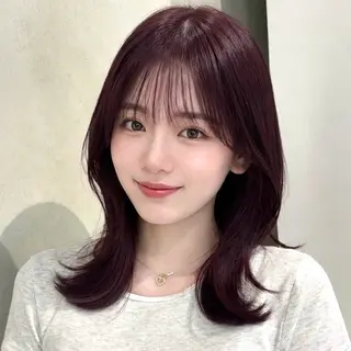 カラー hana🍑 ブリーチなしピンクのヘアスタイル