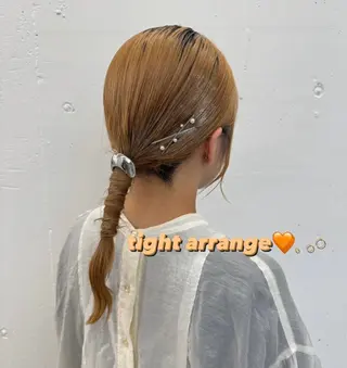 セミロング ヘアアレンジ 🫧‪Ameri🫧 Emma ecoleのヘアスタイル