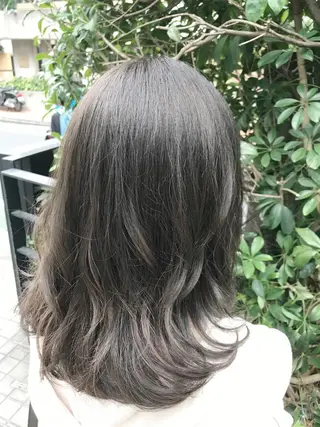 ミディアム カラー ご新規様限定 透明感カラーKANAのヘアスタイル