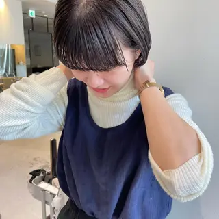 ショート カラー メンズ清潔感のプロ 💈メンズパーマ藤田のヘアスタイル