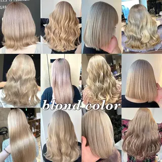 セミロング カラー 顔まわりの神様✨ 透明感カラー藤嶋秀幸のヘアスタイル