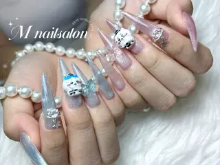 ネイル M🌷nail 長さだし専門店のネイルデザイン
