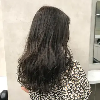セミロング カラー 💞あざと可愛い💞 児玉大地のヘアスタイル