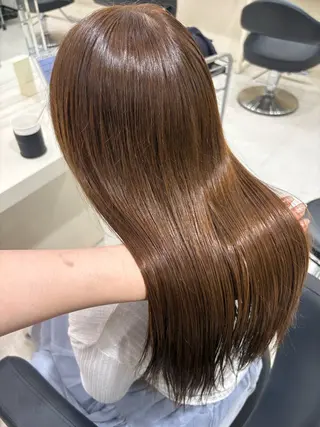 ロング カラー 💕мei 透明感カラー💕のヘアスタイル