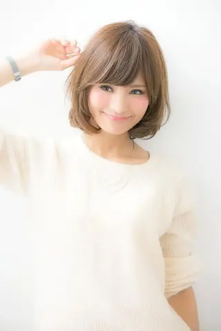 ミディアム カラー ショート、ボブの達人 東康介✨のヘアスタイル