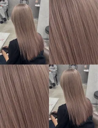 ロング カラー 色落ちまで盛れる 💟まなみのヘアスタイル