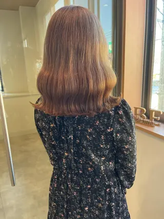 ミディアム カラー 清水 亮太／赤み消しカラーのヘアスタイル