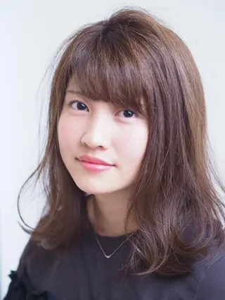 ミディアム セミロング サロンアカデミー 増渕　規泰のヘアスタイル