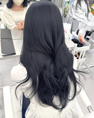 ロング カラー 韓国ヘア　紗希 🦋のヘアスタイル