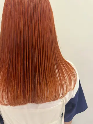 ロング カラー ramphy 柴原 夢奈のヘアスタイル