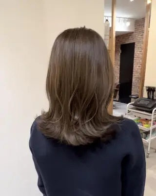 ミディアム カラー 初めでも安心🌟 newi町田✂のヘアスタイル