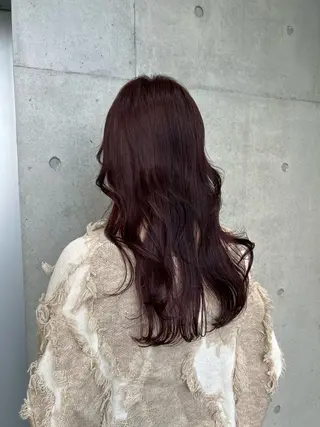 ロング カラー ヘアアレンジ ボブ艶モテカラー🫧 カリンのヘアスタイル