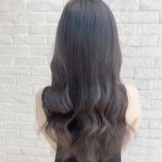 ロング カラー 縮毛矯正/ワンカラー モデル募集🫧田村のヘアスタイル