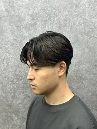 パーマ メンズ センターパート特化 🌹RIO🌹のヘアスタイル