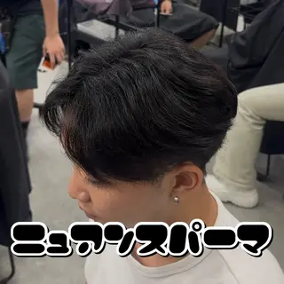 パーマ メンズ メンズ特化🥀 ハイトーン🥀韓国系のヘアスタイル