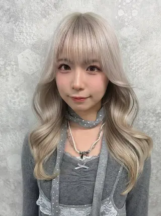 ロング カラー ダブルカラー特化💍 tiam💍韓国ヘアのヘアスタイル