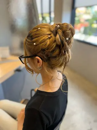 ヘアアレンジ 小池 夏美のヘアスタイル