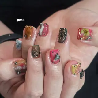 ネイル posa nail モエミのネイルデザイン