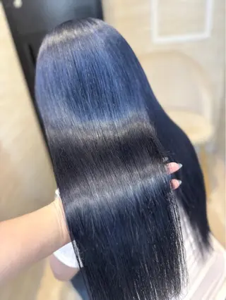 ロング カラー 🩶ブリーチ／カット ／大宮／あやね⛓🩶のヘアスタイル