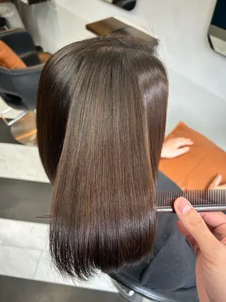 ミディアム パーマ 圧倒的髪質改善 ✂︎飯島悠介のヘアスタイル
