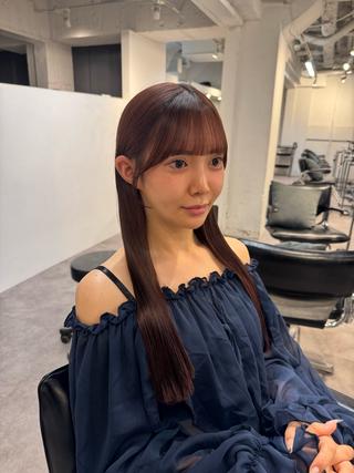 セミロング 100％可愛い顔周り 💓レイヤー/しずくのヘアスタイル