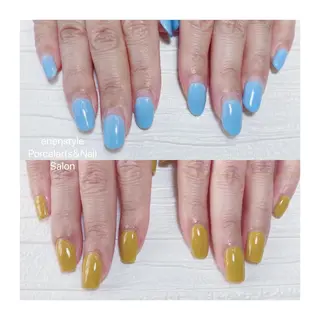 ミディアム ネイル 🐾enen style 🐾のネイルデザイン