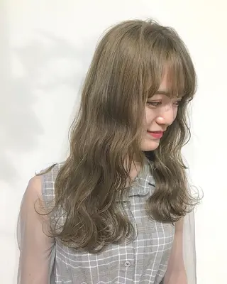 ロング カラー レイヤー/顔周り /AKARIのヘアスタイル