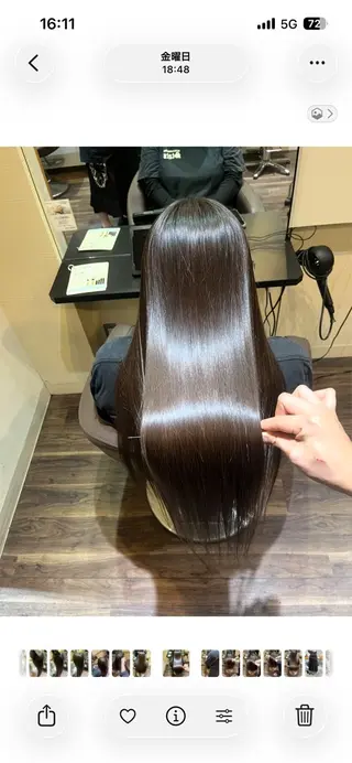 ロング 狩野 竜生のヘアスタイル
