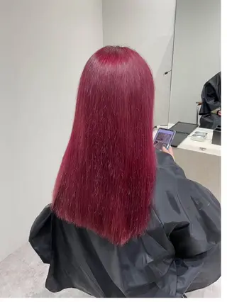 カラー 杉谷 知怜のヘアスタイル